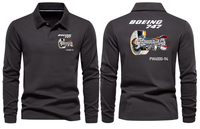 Thumbnail for BOEING 747 PW4000 - 94 LONG SLEEVE  POLO