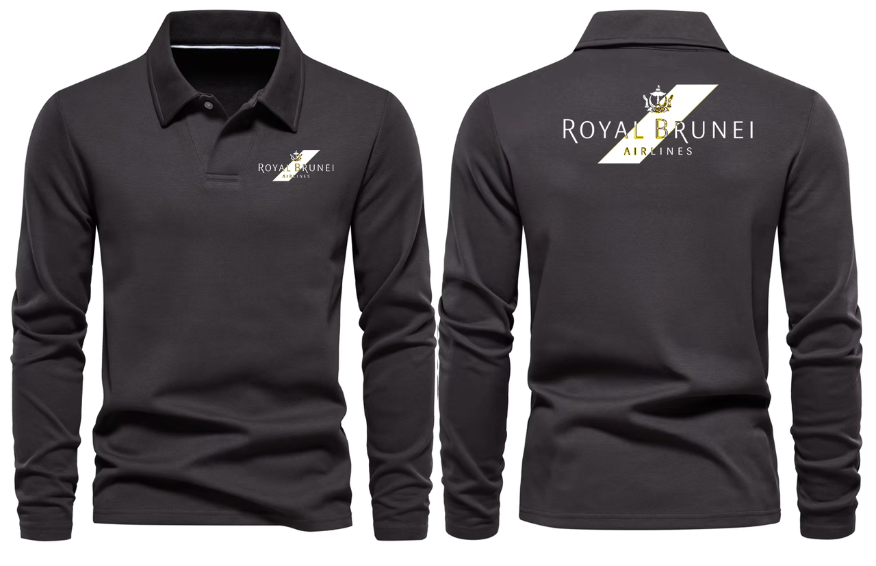 ROYEL BRUNEI AIRLINES LONG SLEEVE  POLO
