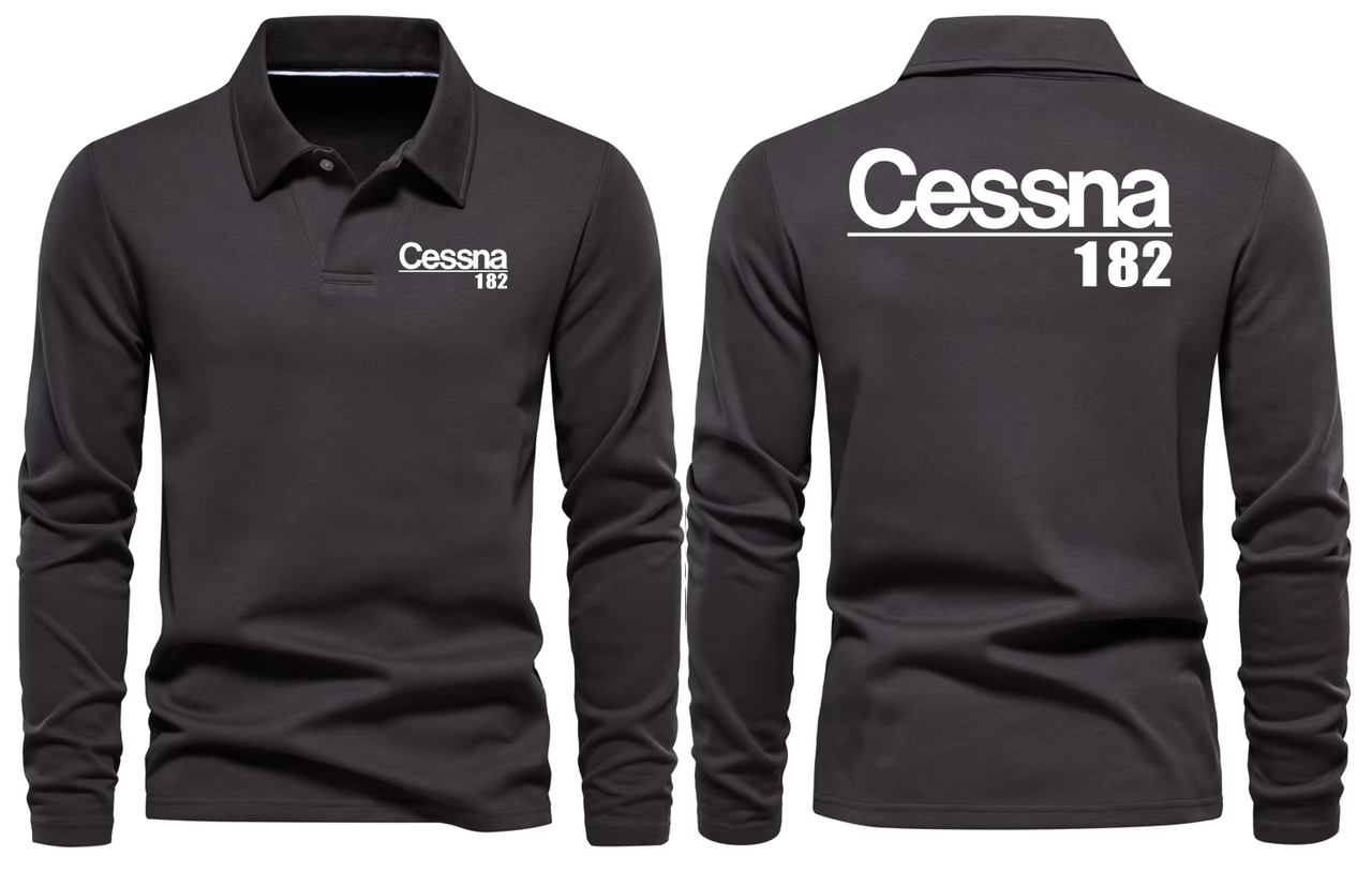 CESSNA 182 LONG SLEEVE  POLO