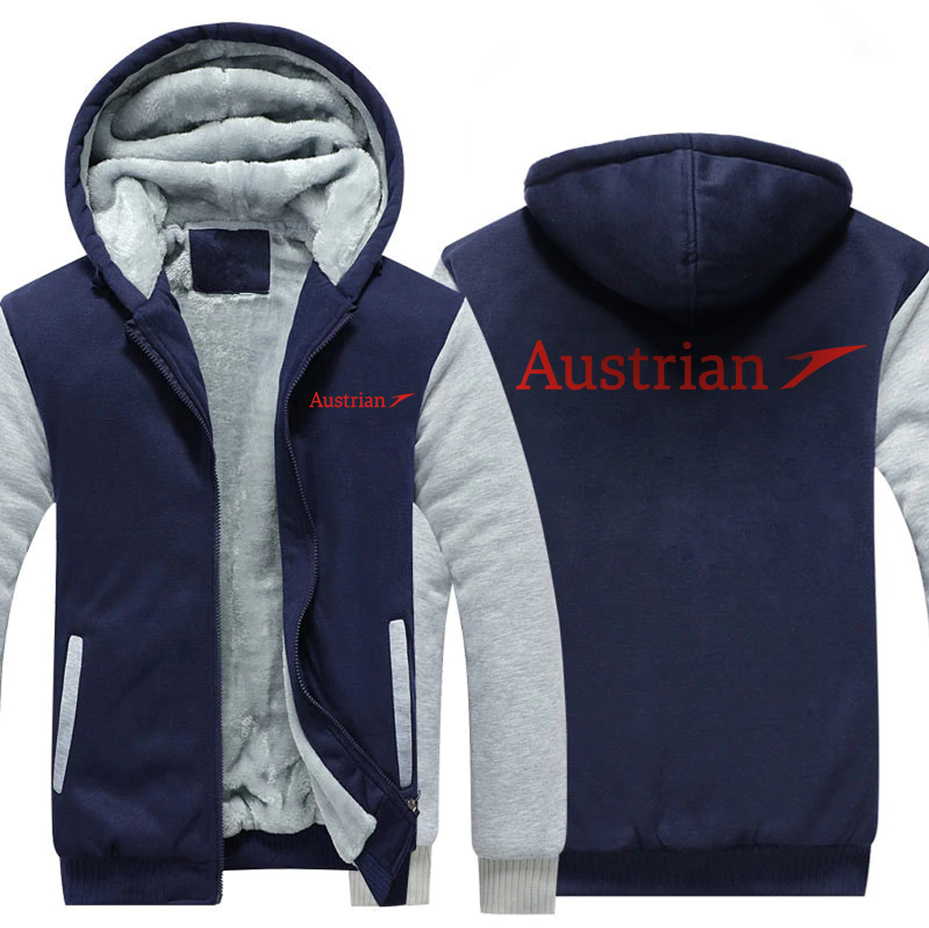 AUSTRAIN AIRLINES  JACKETS FLEECE SWEATSHIRT