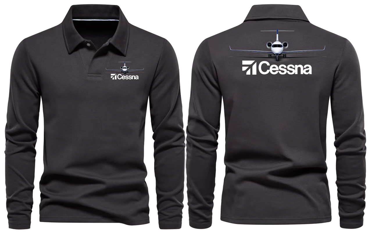 CESSNA LONG SLEEVE  POLO