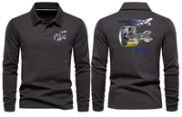 Thumbnail for AIRBUS 380 ENGINE GP700LONG SLEEVE  POLO