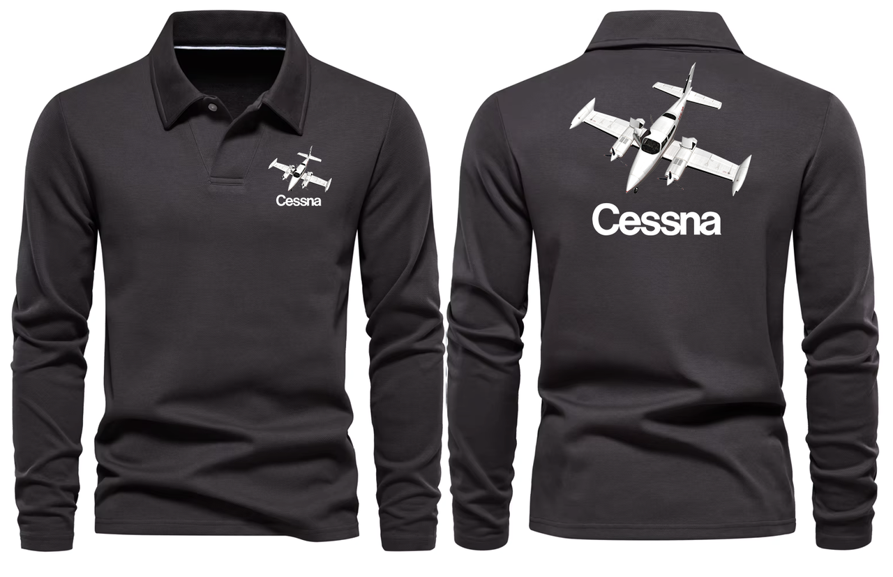 CESSNA LONG SLEEVE  POLO