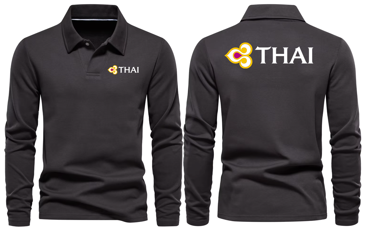 THAI AIRLINES LONG SLEEVE  POLO