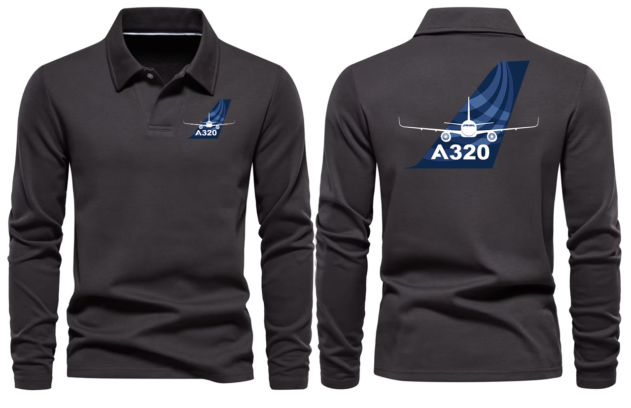 AIRBUS A320 LONG SLEEVE  POLO