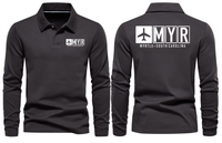 Thumbnail for MYR AIRPORT LONG SLEEVE POLO