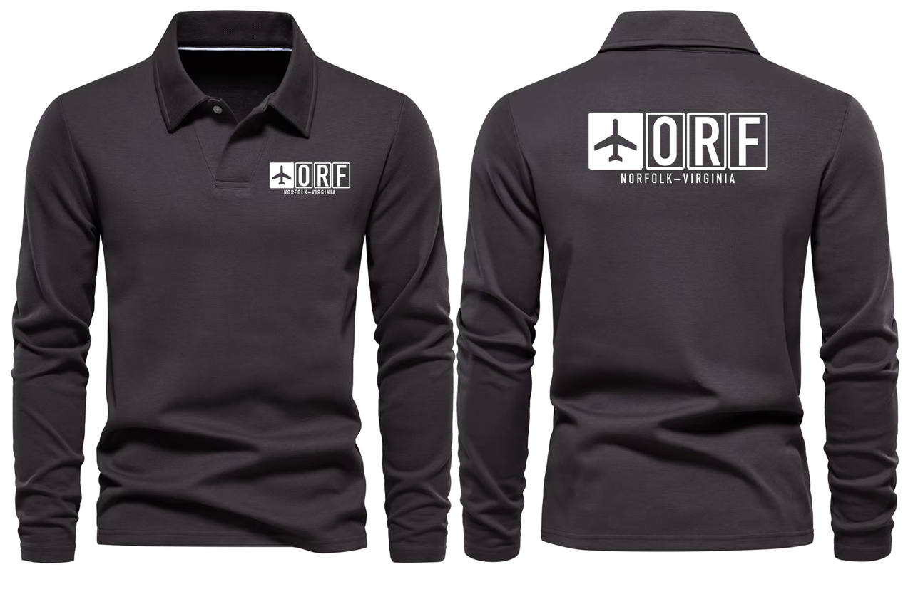 ORF AIRPORT LONG SLEEVE POLO