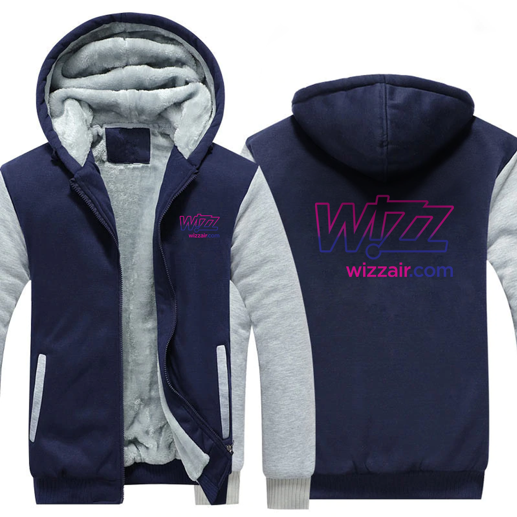 WIZZ AIRLINES  JACKETS FLEECE SWEATSHIRT