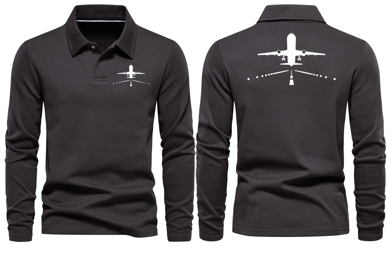 AIRBUS A330 LONG SLEEVE  POLO