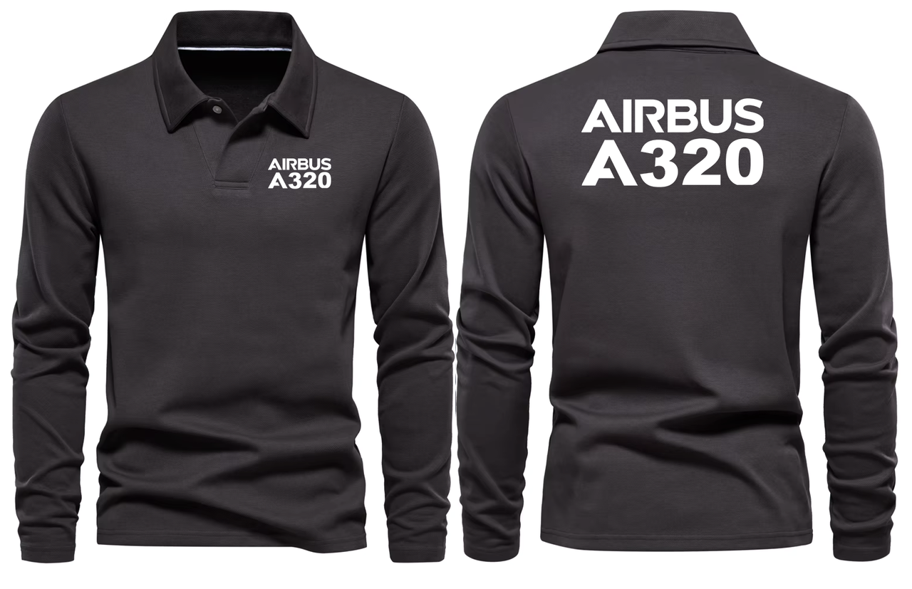 AIRBUS A320 LONG SLEEVE  POLO