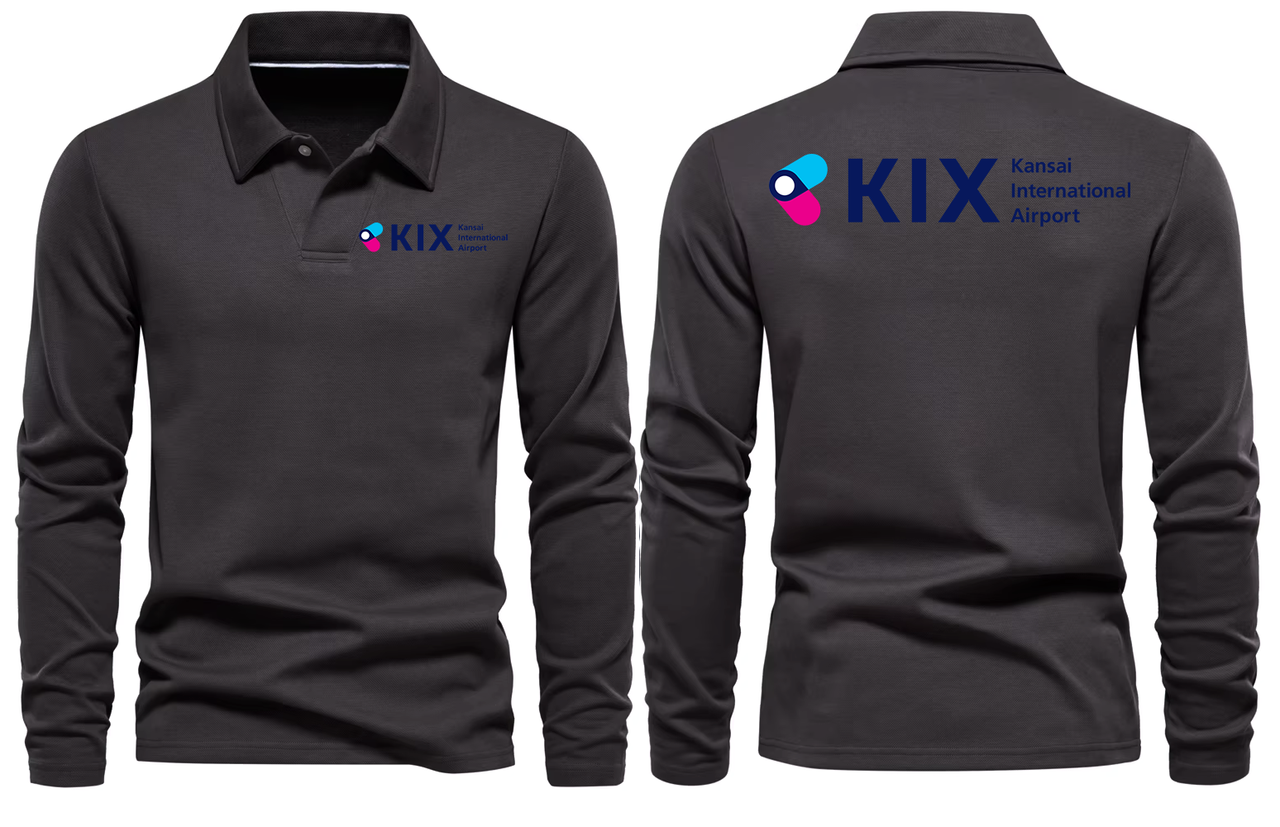 KIX AIRPORT LONG SLEEVE  POLO