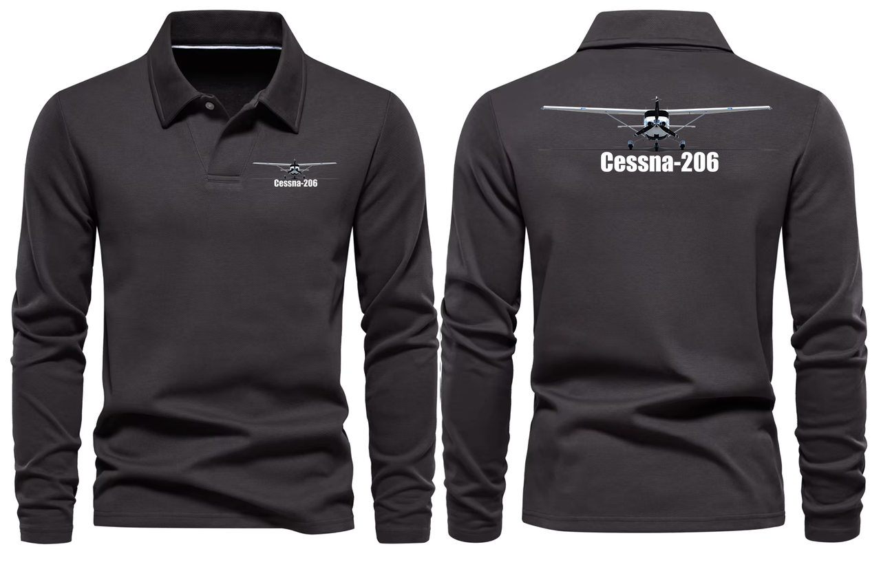 CESSNA 206 LONG SLEEVE  POLO