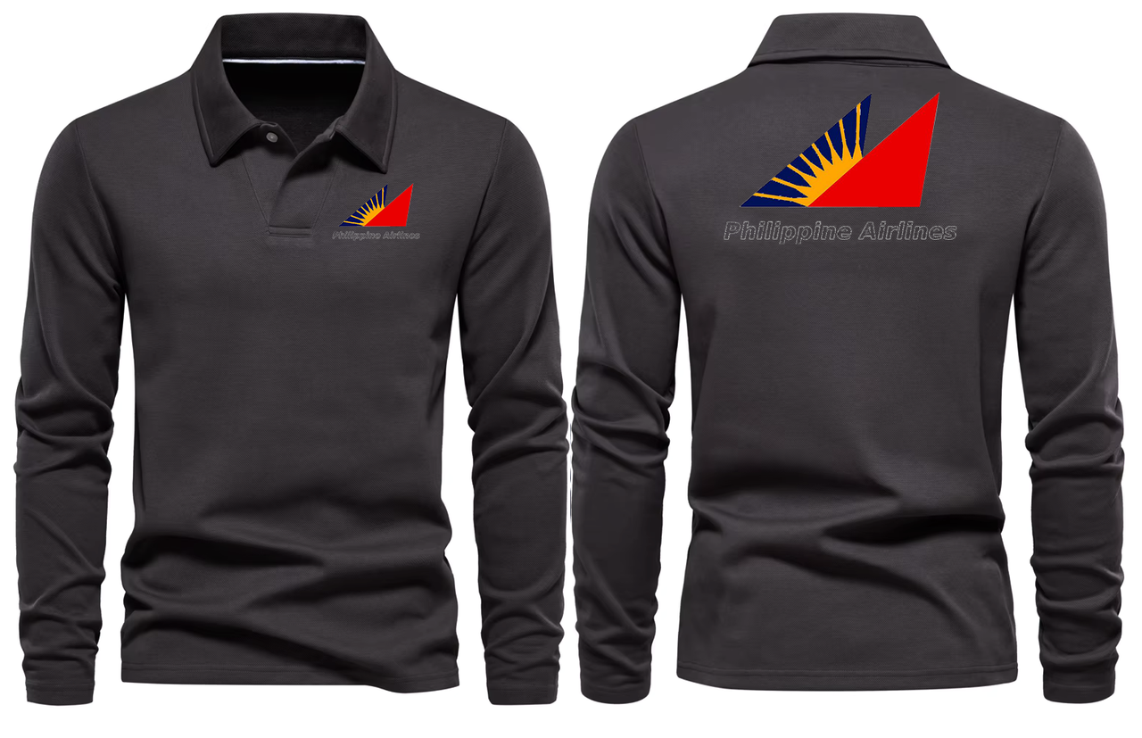 PHIIPPLIEN AIRLINES LONG SLEEVE  POLO