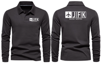 Thumbnail for JFK AIRPORT LONG SLEEVE POLO