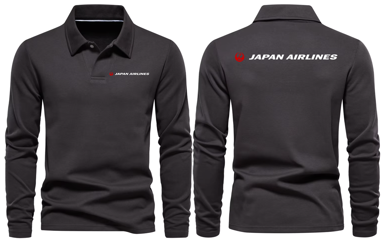 JAPAN AIRLINES LONG SLEEVE POLO