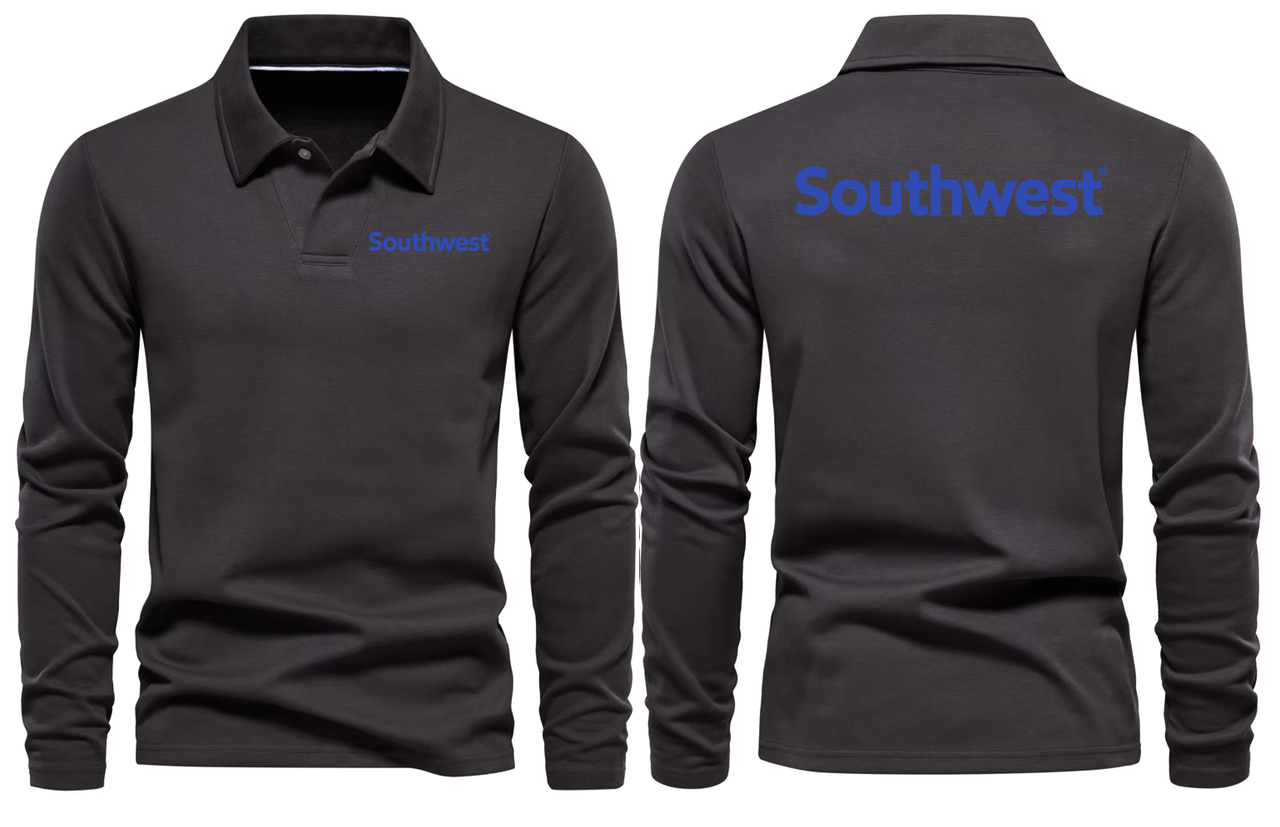 AIR SOUTHWEST  LONG SLEEVE  POLO