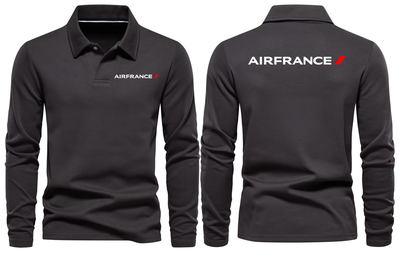 FRANCE AIRLINES LONG SLEEVE  POLO