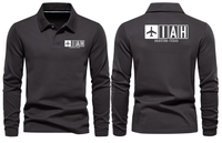Thumbnail for IAH AIRPORT LONG SLEEVE POLO