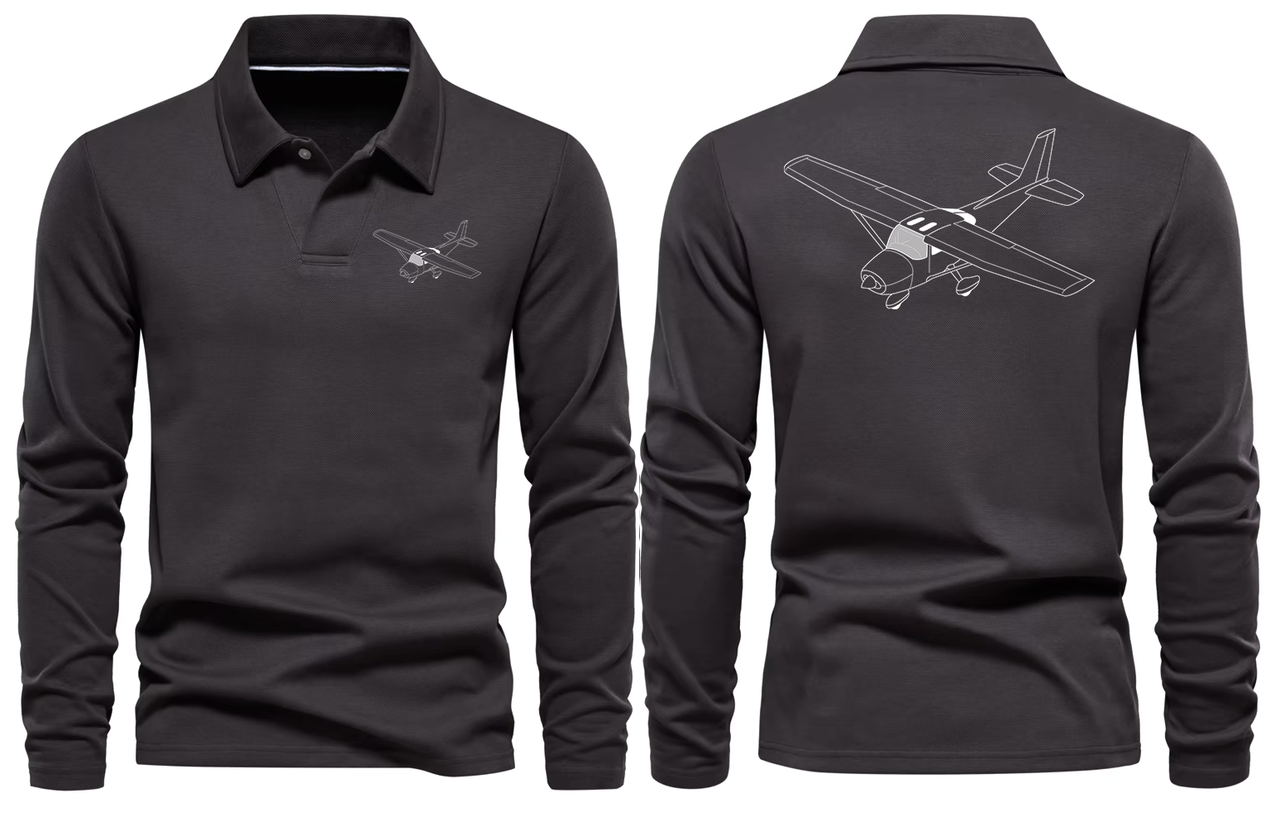 CESSNA LONG SLEEVE  POLO