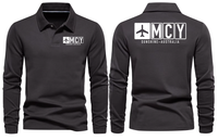 Thumbnail for MCY AIRPORT LONG SLEEVE POLO