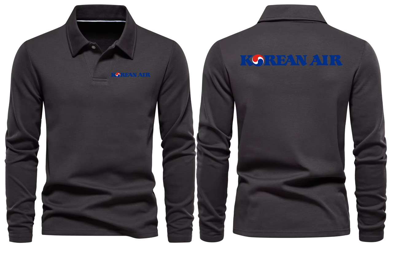 AIR KOREAN LONG SLEEVE  POLO