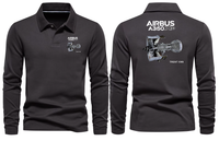 Thumbnail for AIRBUS 350 TRENT XWB LONG SLEEVE  POLO