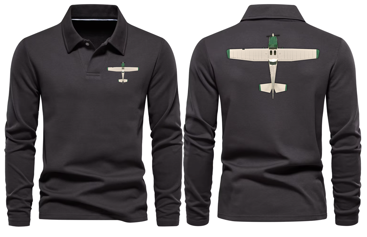 CESSNA LONG SLEEVE  POLO