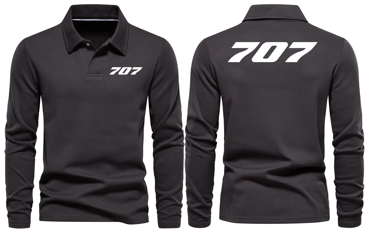 BOEING 707 LONG SLEEVE  POLO