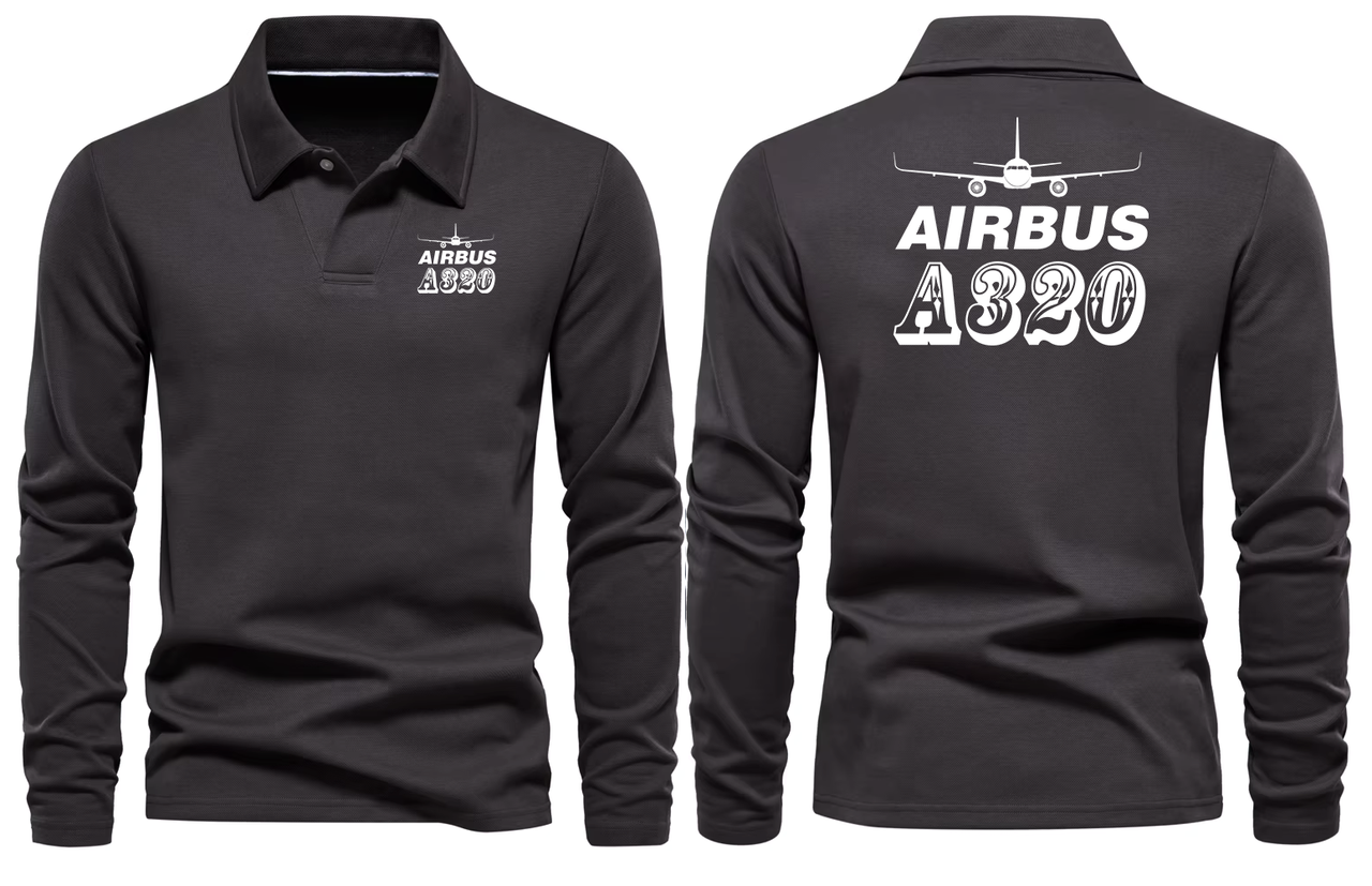 AIRBUS  A320 LONG SLEEVE  POLO
