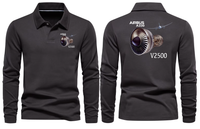 Thumbnail for AIRBUS A330 V2500 LONG SLEEVE  POLO