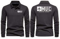 Thumbnail for MUC AIRPORT LONG SLEEVE POLO
