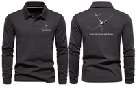Thumbnail for BOEING THIS IS HOW TO  WE ROLL LONG SLEEVE  POLO