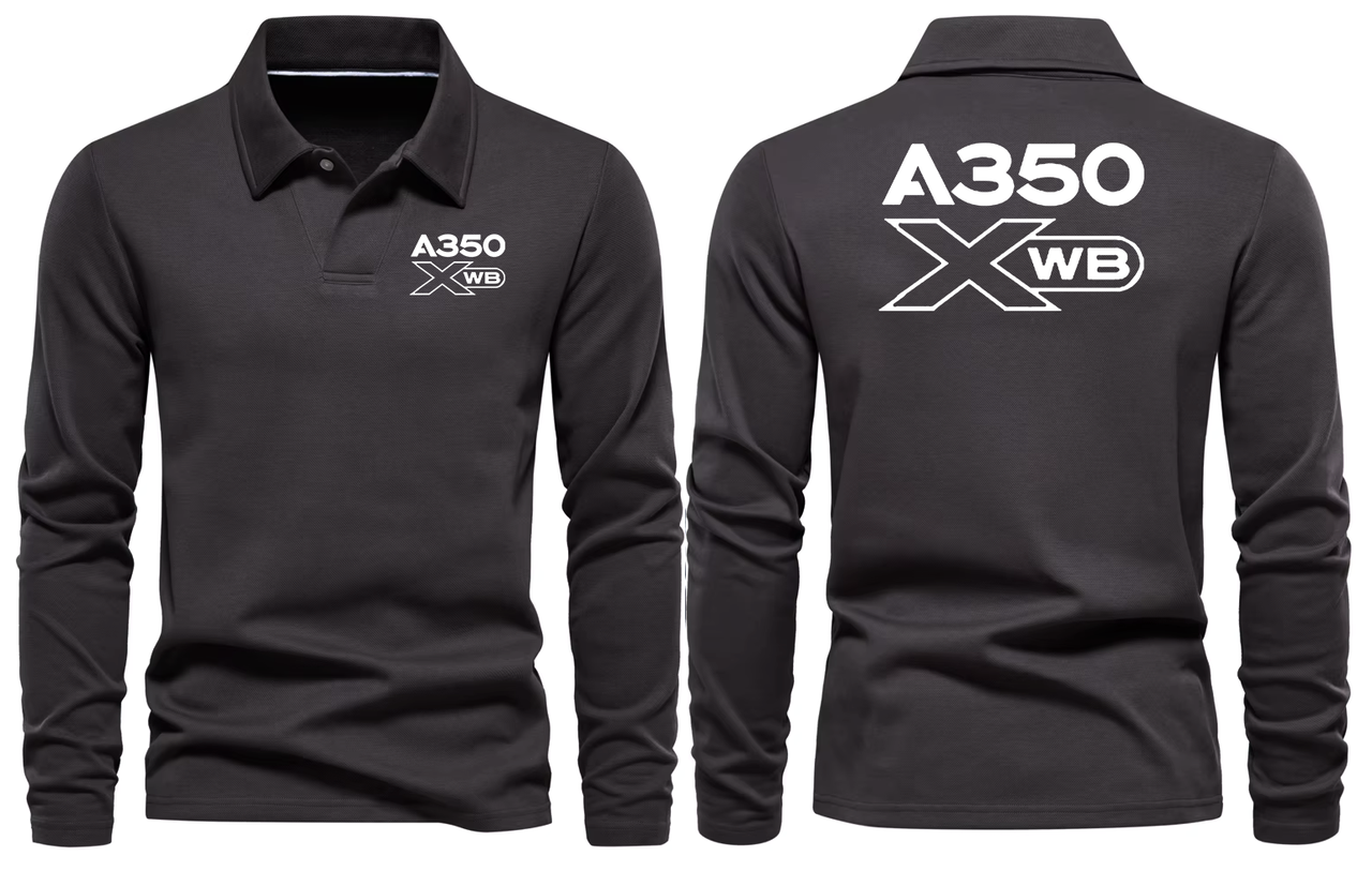 AIRBUS A350 XWB LONG SLEEVE  POLO