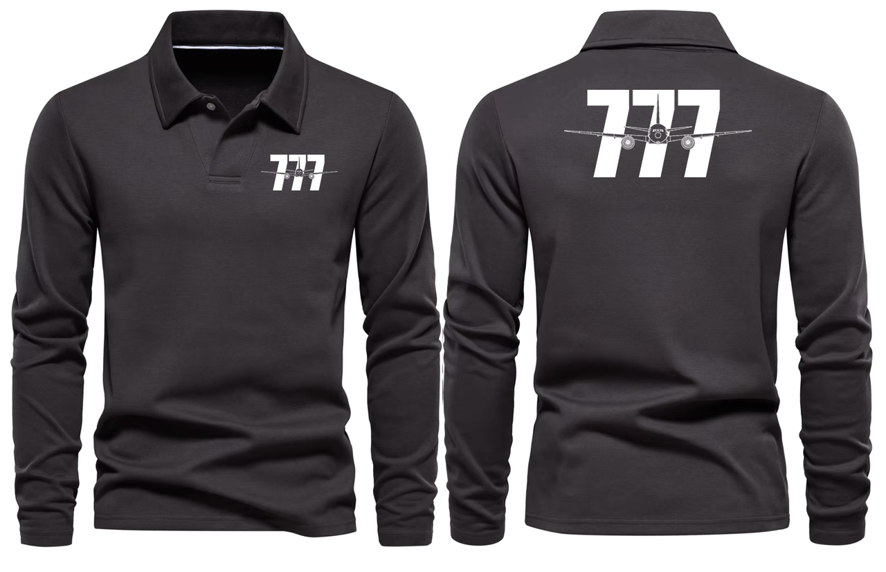 BOEING 777  LONG SLEEVE  POLO