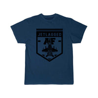 Thumbnail for Jet Lag AF Jet Fighter Pilot Air Force Aviator T Shirt THE AV8R