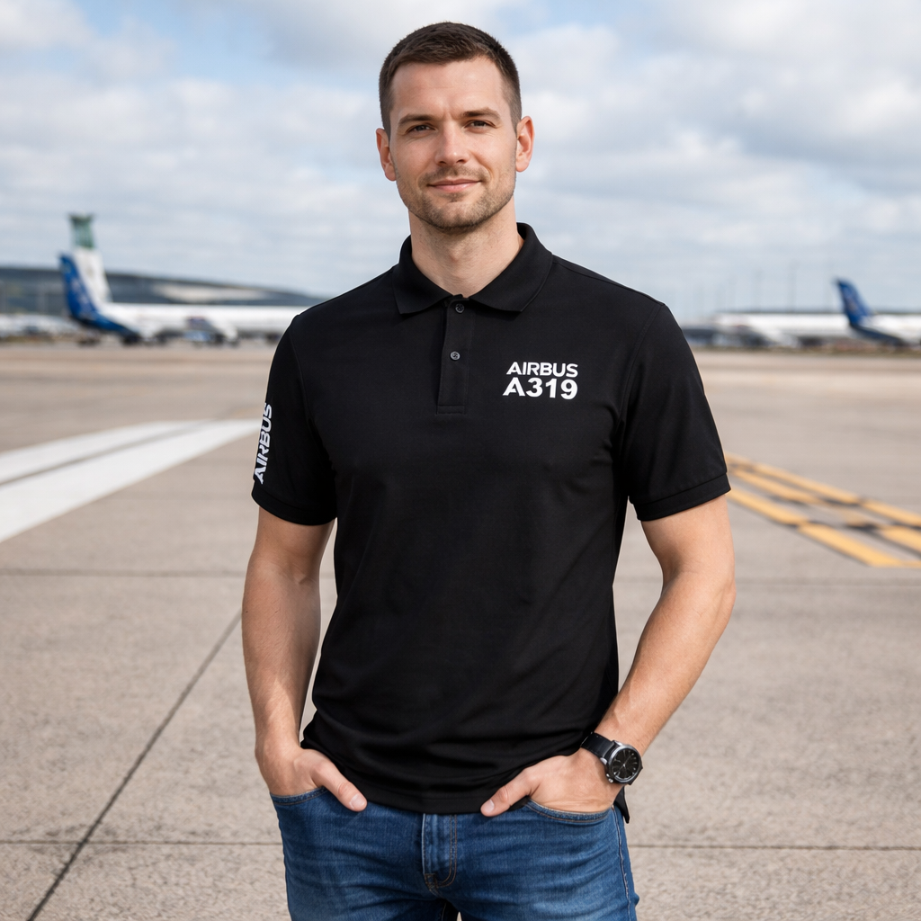 AIRBUS A319 POLO T-SHIRT