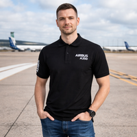 Thumbnail for AIRBUS A350 POLO T-SHIRT