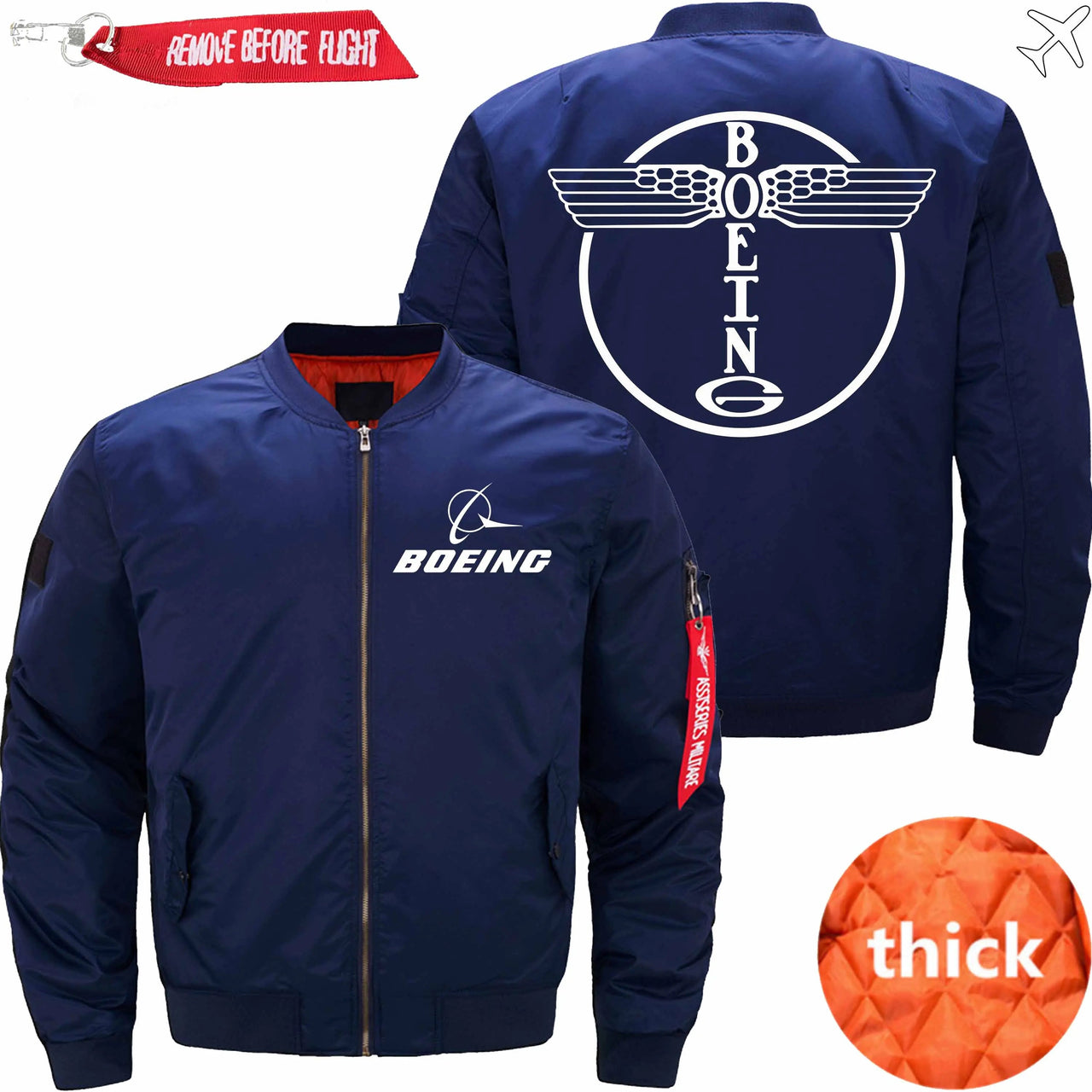 Boeing  OLD LOGO Ma-1 Bomber Jacket Flight Jacket Aviator Jacket THE AV8R