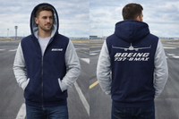 Thumbnail for BOEING 737-8 MAX WINTER THICK ZIP SWEATSHIRT