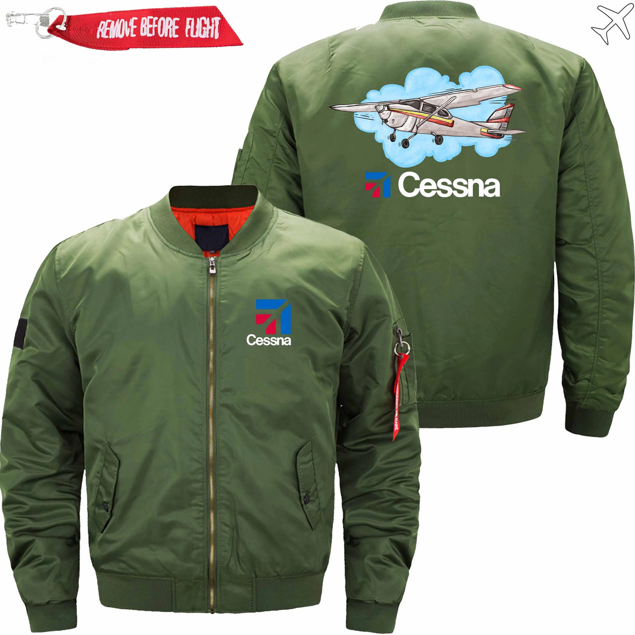 CESSNA IN CLOUD - JACKET THE AV8R