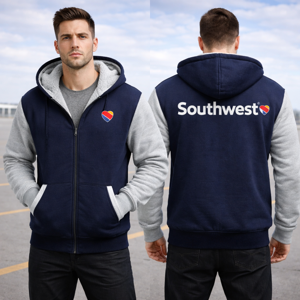 SOUTHWEST AIRLINES  JACKETS FLEECE SWEATSHIRT