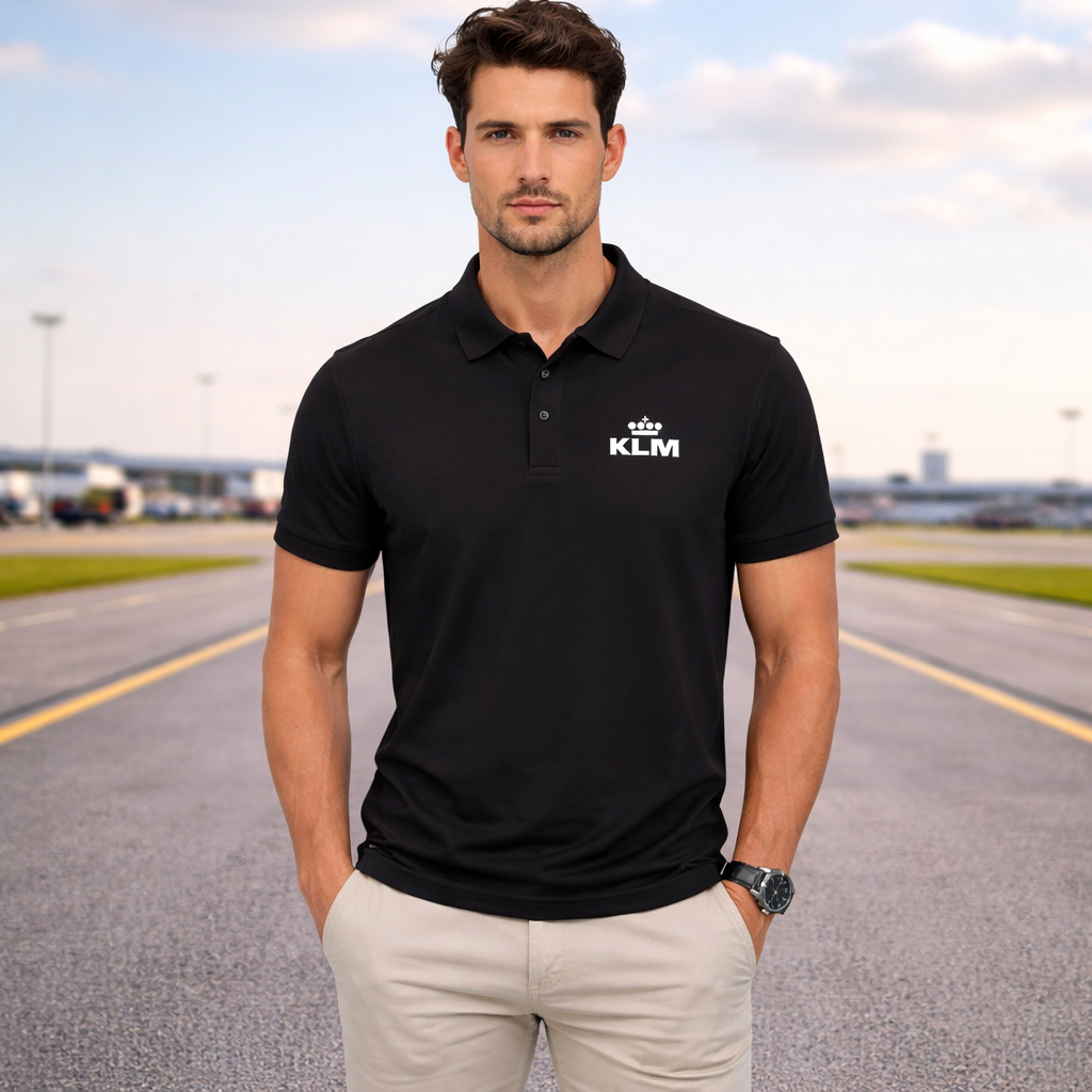 KLM AIRLINES POLO T-SHIRT