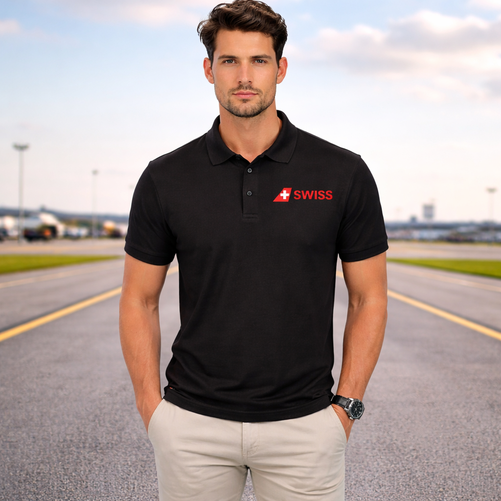 SWISS AIRLINES POLO T-SHIRT