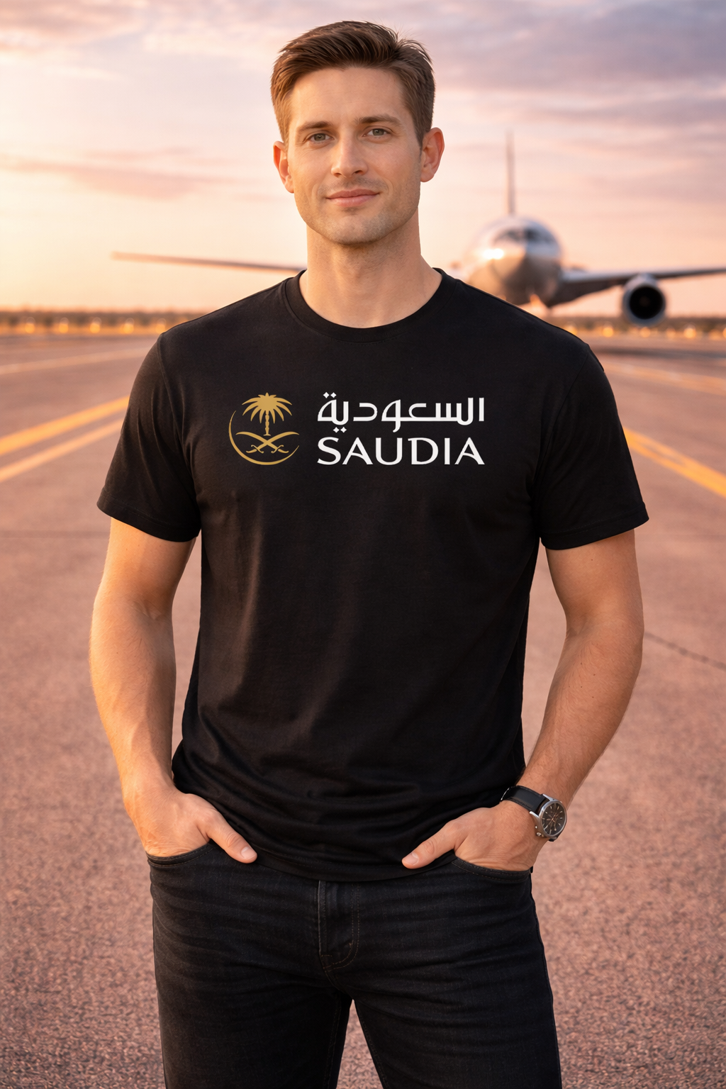 SAUDIA AIRLINE T-SHIRT