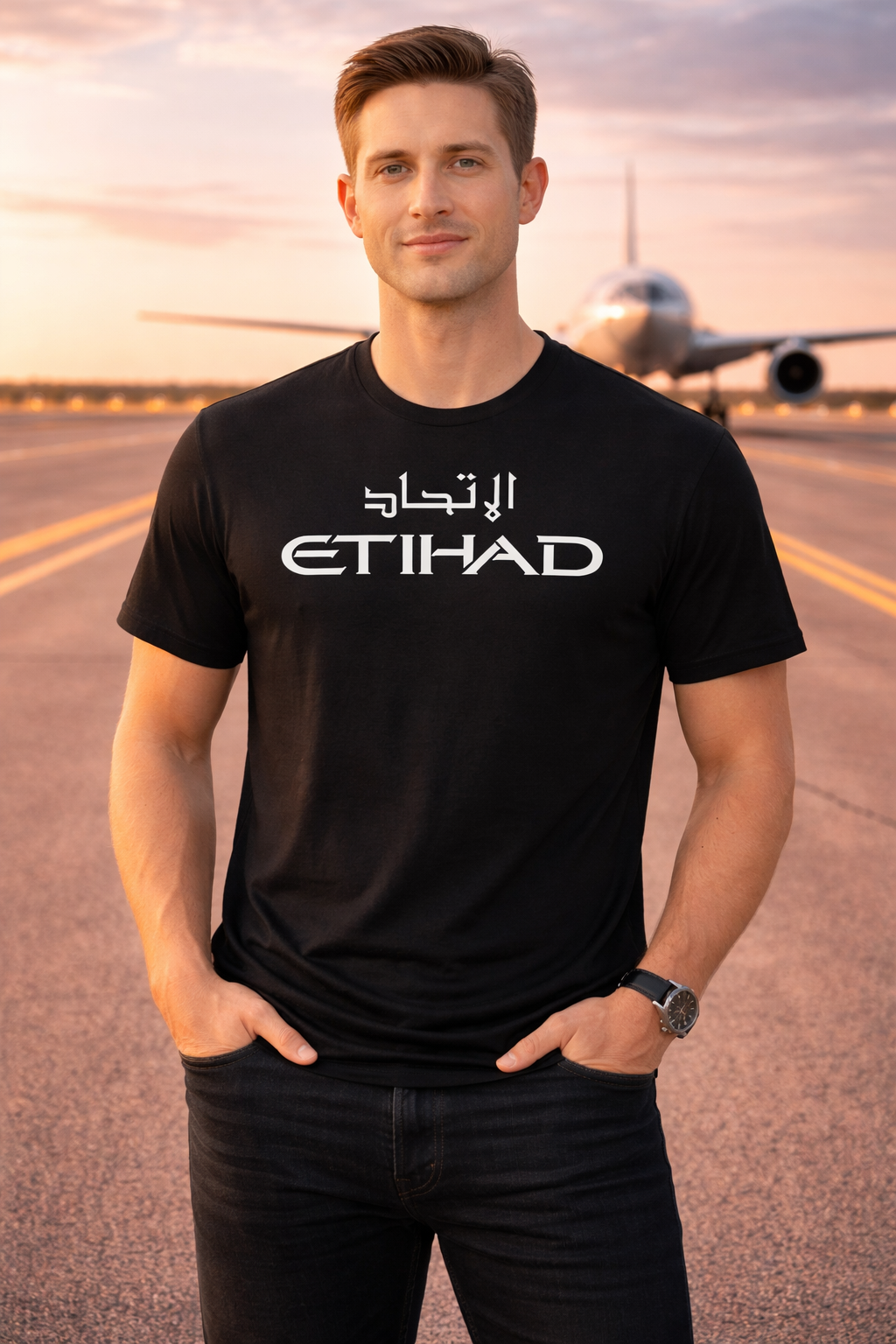 ETIHAD AIRLINE T-SHIRT