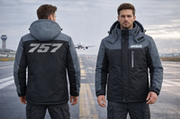 Thumbnail for Boeing 757 Winter Coat - Water-Resistant, Snow & Wind Resistant with Unique Design & Utility Pockets