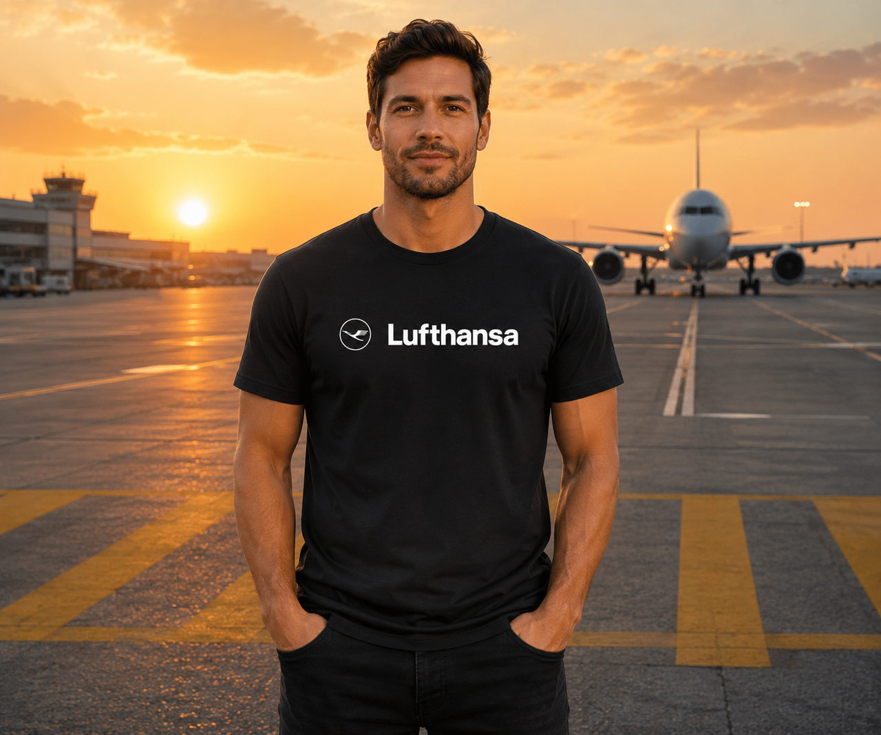 LUFTHANSA AIRLINE T-SHIRT