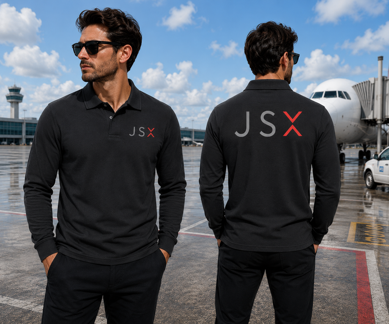 AIR JSX  LONG SLEEVE  POLO