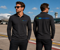 Thumbnail for AIR CARAUBEES LONG SLEEVE  POLO