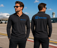 Thumbnail for AIR EUROPA  LONG SLEEVE  POLO